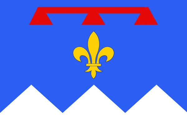 Bandera de Alpes de Haute Provence es un departamento de Francia — Vector de stock