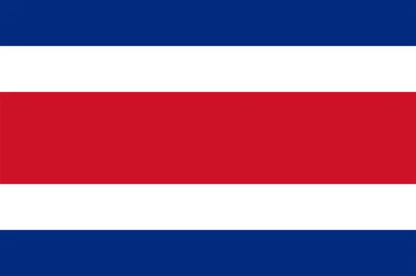 Bandeira da Costa Rica —  Vetores de Stock