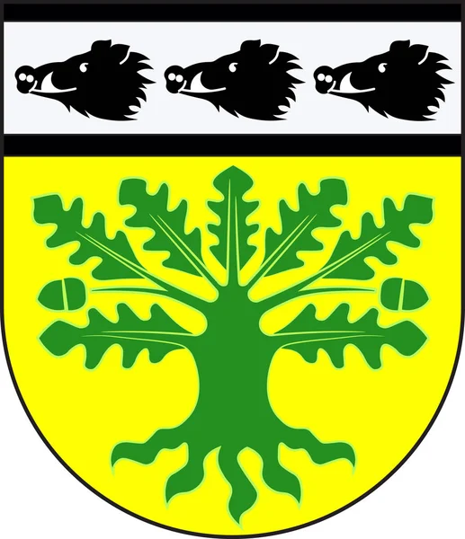 Wappen von Wallmenroth in Rheinland-Pfalz, Deutschland — Stockvektor