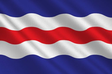 Medelpad bayrağı Isveç 'in tarihi bir ildir