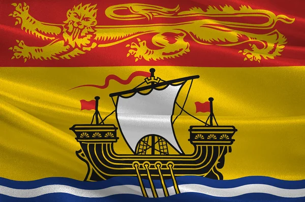 Bandeira de New Brunswick in Canada — Fotografia de Stock