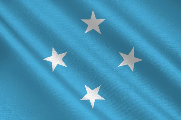 Bandera de los Estados Federados de Micronesia, Palikir — Foto de Stock