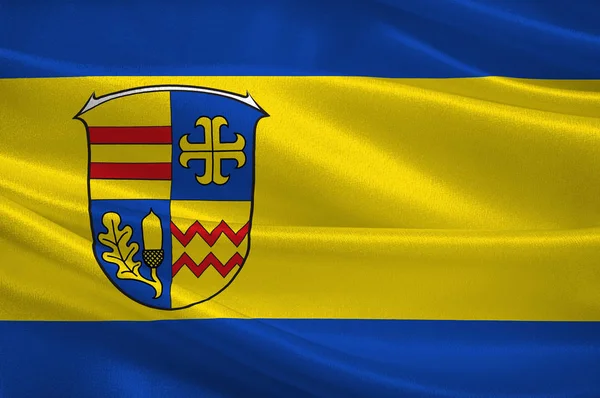 Vlag van Ammerland in Nedersaksen, Duitsland — Stockfoto