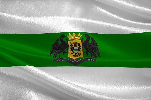 Flag of Groningen, Netherlands — Zdjęcie stockowe