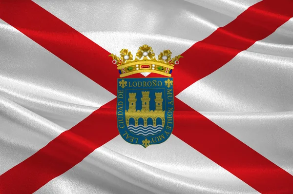 La Rioja, Ispanya noktasındaki Logrono bayrağı