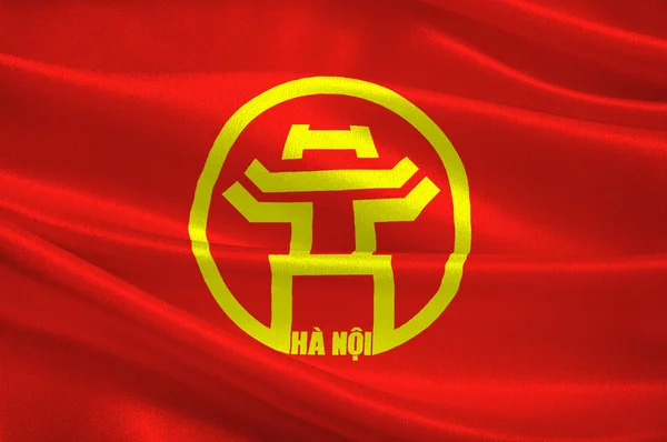 Bandera de Hanoi, Vietnam — Foto de Stock