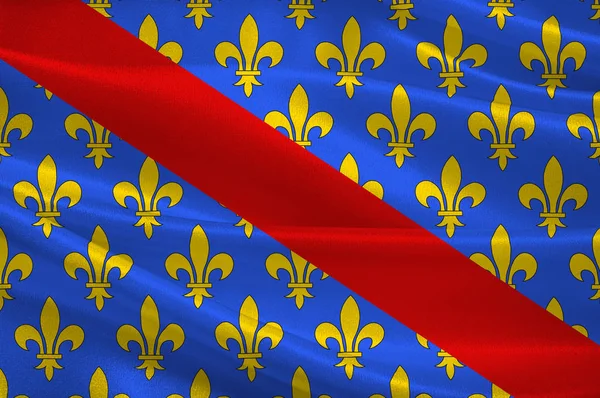 Bandera de Allier en la región de Auvernia-Ródano-Alpes en Francia — Foto de Stock
