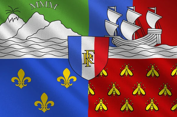 Флаг Воссоединения, Сен-Дени — стоковое фото