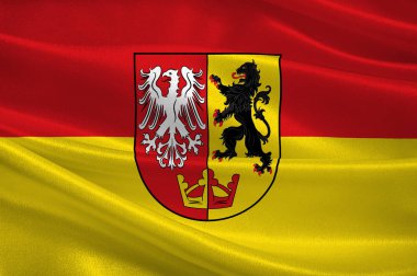 Rheinland-Palatinate, Almanya içinde Bad Neuenahr-Ahrweiler bayrağı