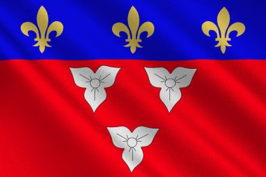 Centre-Val de Loire, Fransa içinde Orleans bayrağı
