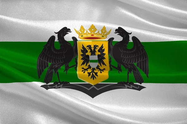 Flag of Groningen, Netherlands — Stock Photo, Image