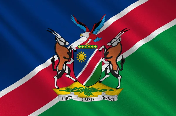 Bandeira da República da Namíbia — Fotografia de Stock