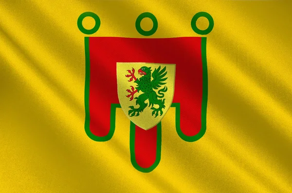 Flag of Puy-de-Dome in Auvergne-Rhone-Alpes region in France — Stock Photo, Image