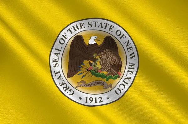 Прапор Нью-Мексико, США — стокове фото