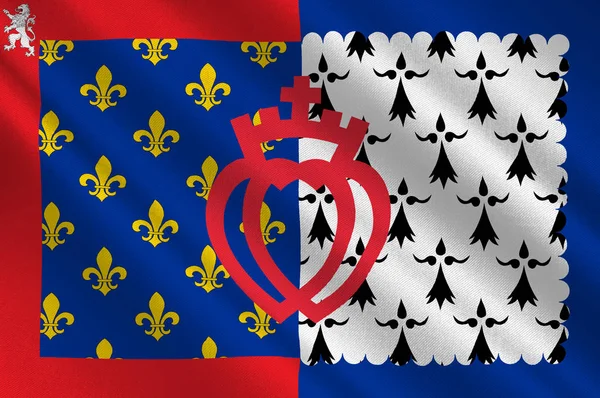Bandera de Pays de la Loire es una Región de Francia — Foto de Stock
