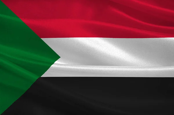 Vlag van Soedan — Stockfoto