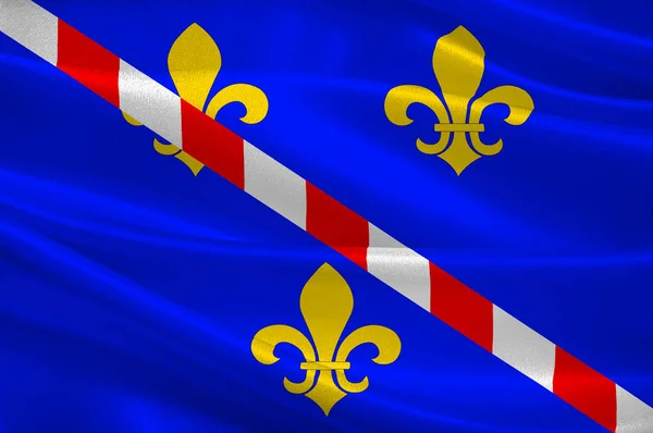 Flag of Evreux in Eure of Normandy is a Region of France — Stock Photo, Image