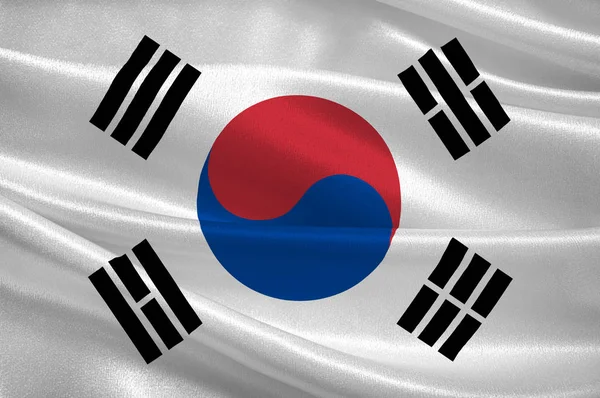 Bandera de Corea del Sur — Foto de Stock