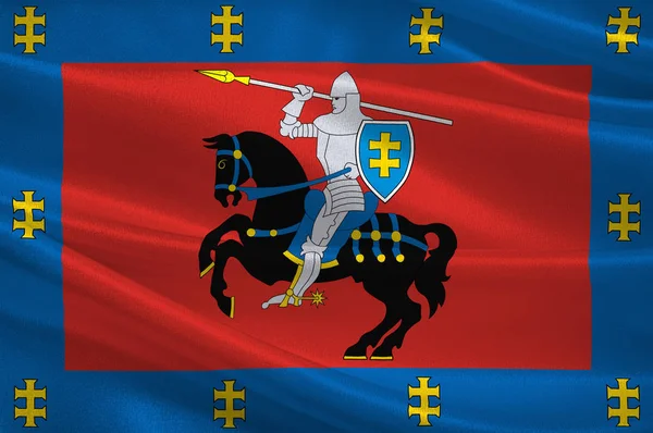 Bendera Vilnius County di Lithuania — Stok Foto