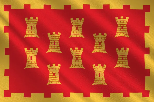 Flaga Greater Manchester w Anglii — Zdjęcie stockowe