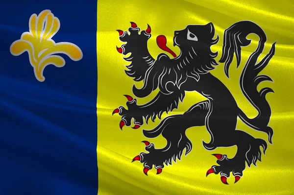Flag of Flemish Region in Belgium