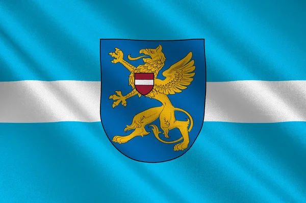 Flag of Rezekne in Latgale of Latvia — Stock Photo, Image