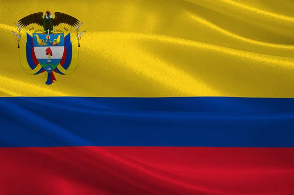 Bandera de Colombia — Foto de Stock