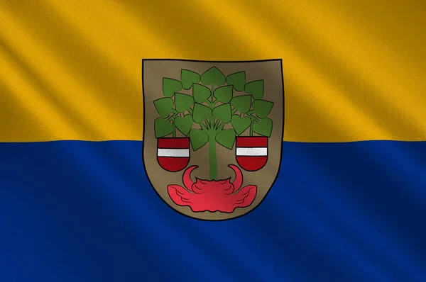 Vlag van Valmiera in Vidzeme van Letland — Stockfoto