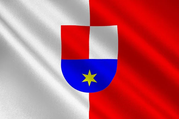 Drapeau du comté de Medimurje en Croatie — Photo