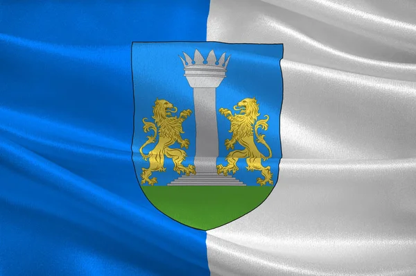 Ajaccio zászlaja, Korzika, Franciaország — Stock Fotó