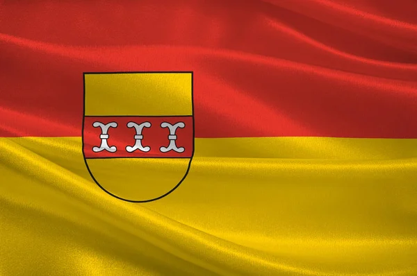 Bandeira de Borken in North Rhine-Westphalia, Alemanha — Fotografia de Stock