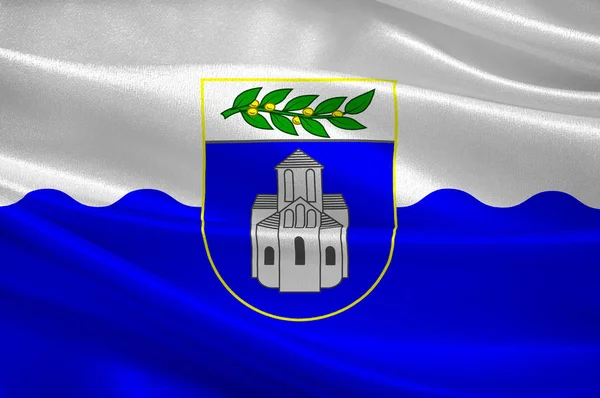 Vlajka okresu Zadar — Stock fotografie