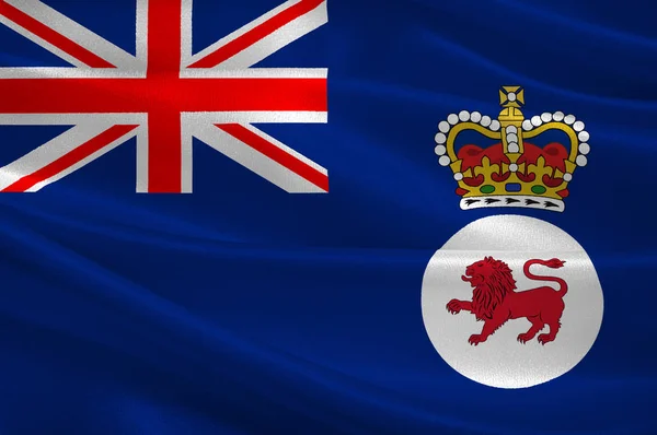 Flagge von Tasmanien ist Inselstaat Australien — Stockfoto