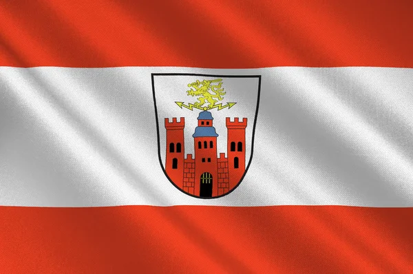 Pirmasens zászlaja (Rajna-vidék-Pfalz, Németország) — Stock Fotó