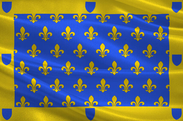 Флаг Ардеше в регионе Овернь-Рона-Альпы во Франции
