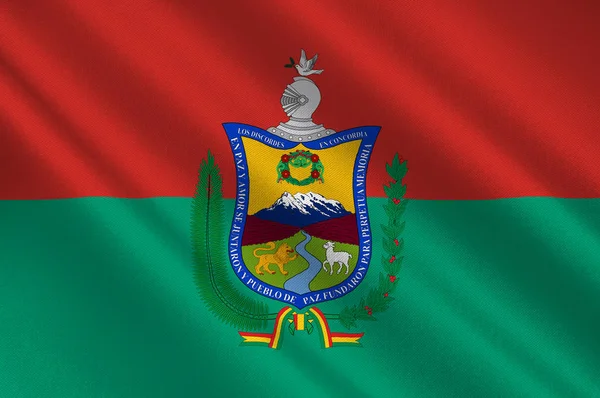 Flag of La Paz in Aymara, Bolivia — Stock Photo, Image