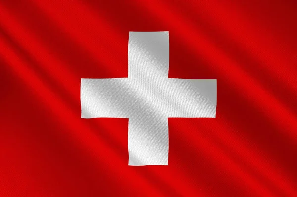 Drapeau de Suisse — Photo