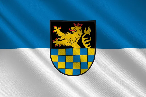 Vlag van Bad Kreuznach in de Duitse deelstaat Rijnland-Palts — Stockfoto