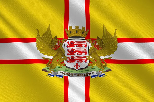 Σημαία του Ντόρσετ στην Αγγλία — Φωτογραφία Αρχείου