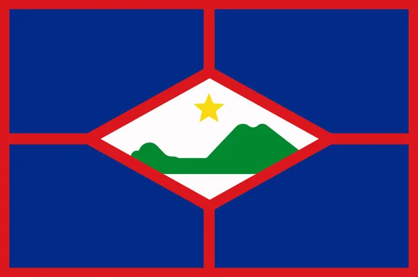 Bandeira de sint eustatius — Vetor de Stock