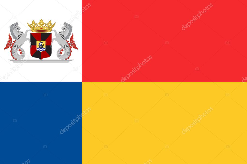 Flag of Almere of Netherlands