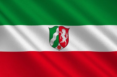 north rhine-westphalia, Almanya bayrağı