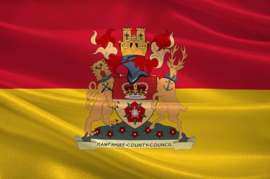 Ingiltere 'de Hampshire bayrağı