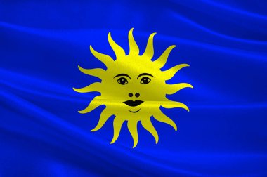 Franche-Comte ve Haute-Saone içinde Lure bayrağı Fran bir bölgedir