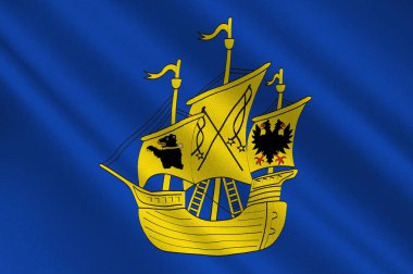 Lower Saxony, Almanya noktasındaki Wittmund bayrağı