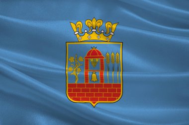 Macaristan 'daki Tolna Ilçesi Szekszard bayrağı