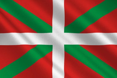 Flag of Basque Country in Spain clipart