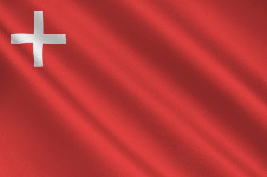 Isviçre 'deki Schwyz Kantonu bayrağı