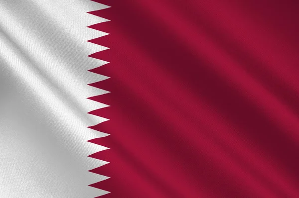 Bandiera del Qatar — Foto Stock