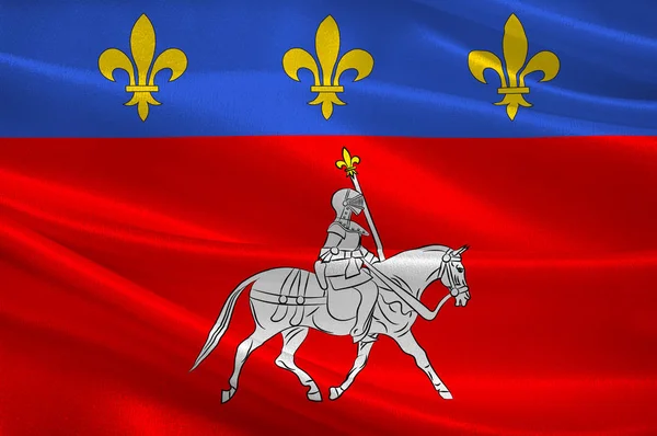 Bandera de Cognac en Nouvelle-Aquitania es la administración más grande — Foto de Stock